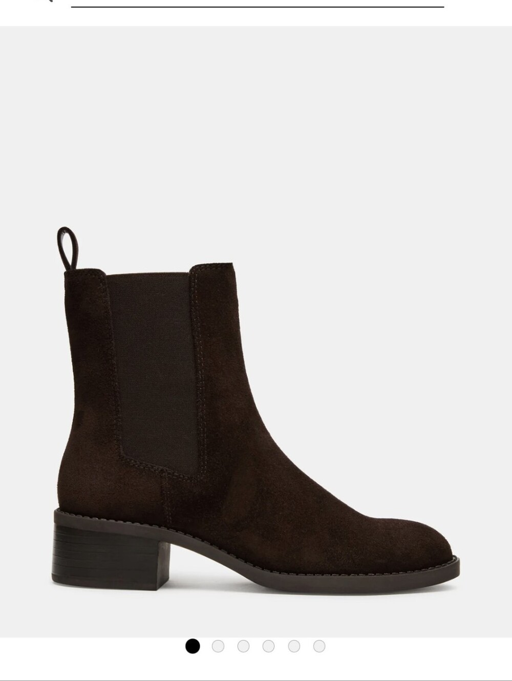 NWT Steve Madden Ankle Boot in Dark Brown Suede Sz 7.5